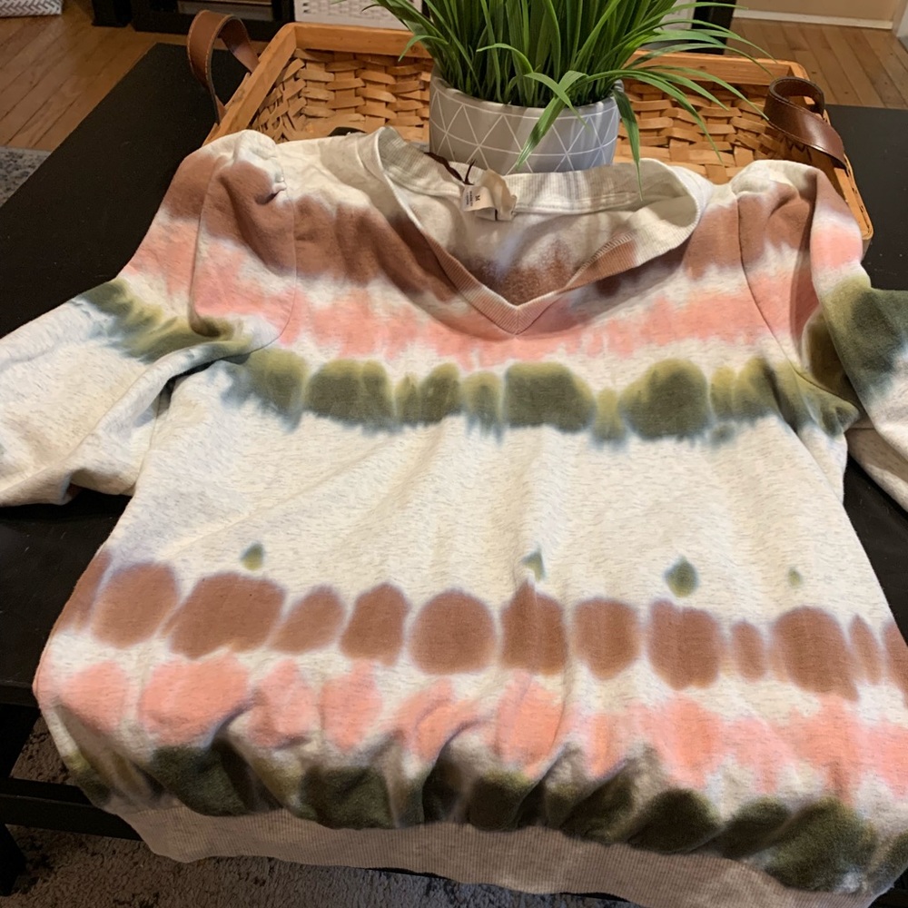 Knox rose tye dye sweatshirt